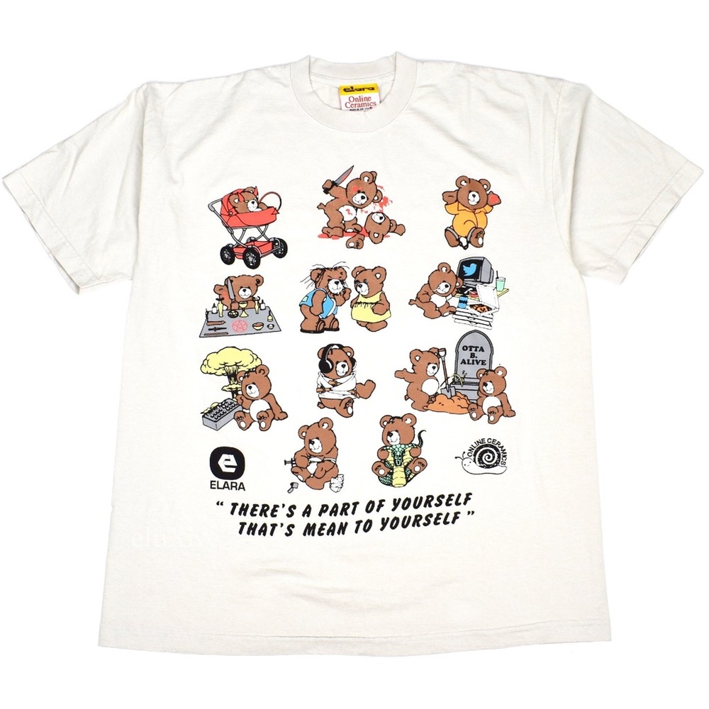 Online Ceramics x Elara - Mayhem Bears Logo T size L